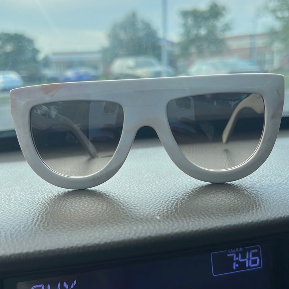 Celine pink marble glasses